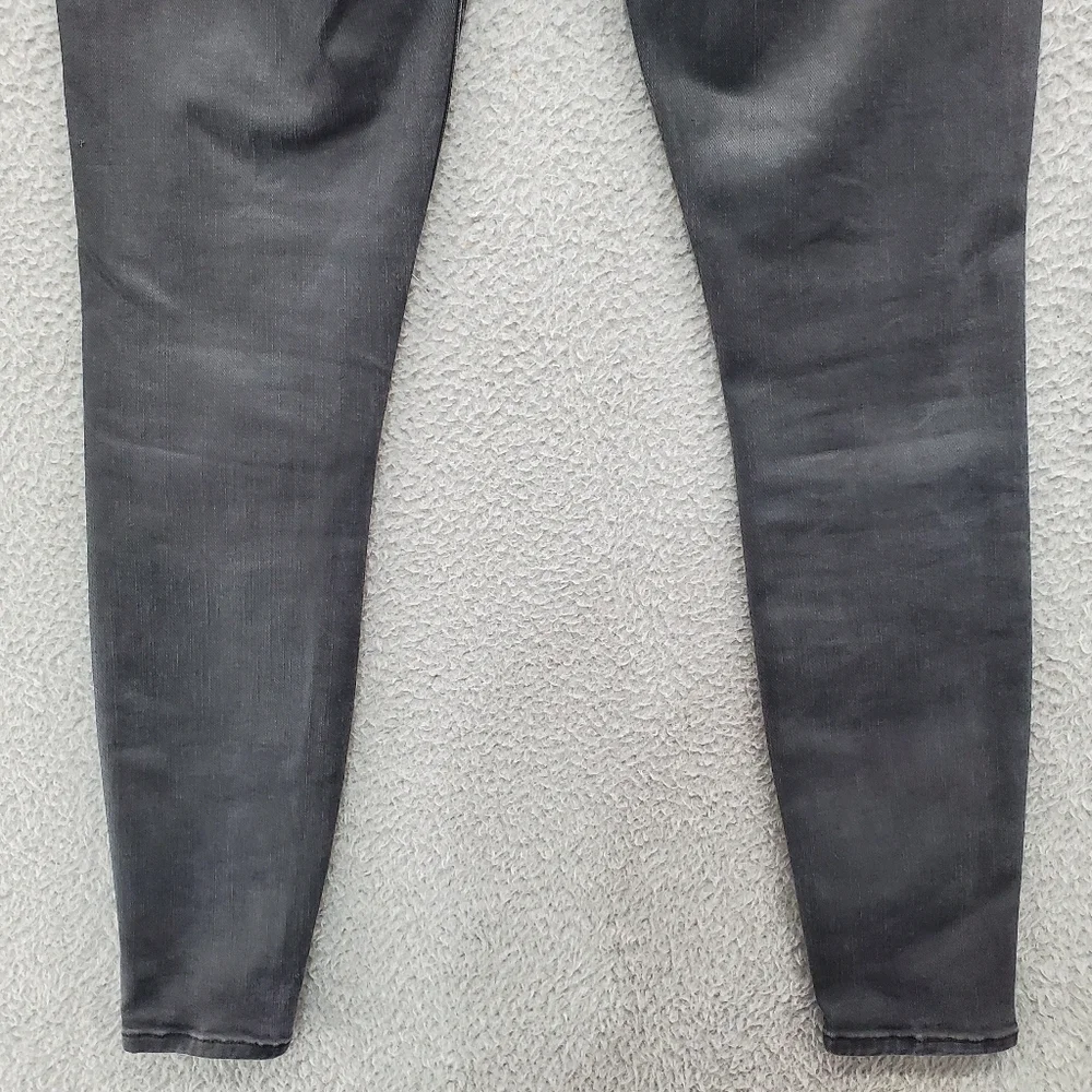Frame Denim Le High Skinny Jeans Stone Coated Womens Size 25